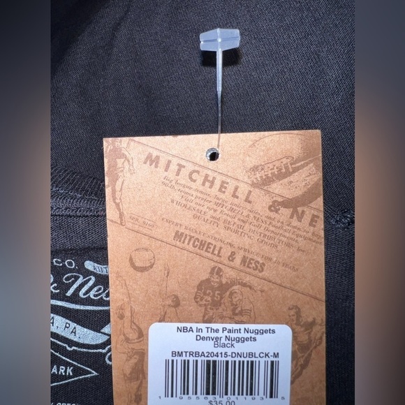 NWT DENVER NUGGETS Mitchell Ness Budweiser  Graphic T shirt Sz Medium - Picture 6 of 6